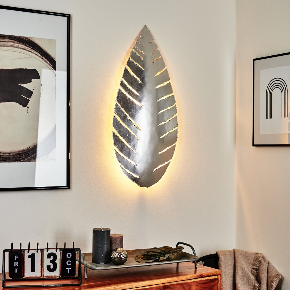 Krokom Wandleuchte Silber, 2-flammig main product photo