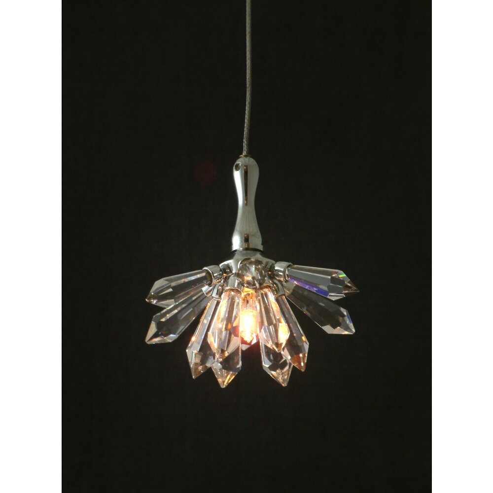 Holländer SERENATA FIORE Pendelleuchte Silber, 1-flammig main product photo
