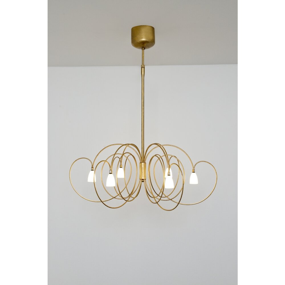 Holländer ROSASPINA Hängeleuchte Gold, 6-flammig main product photo