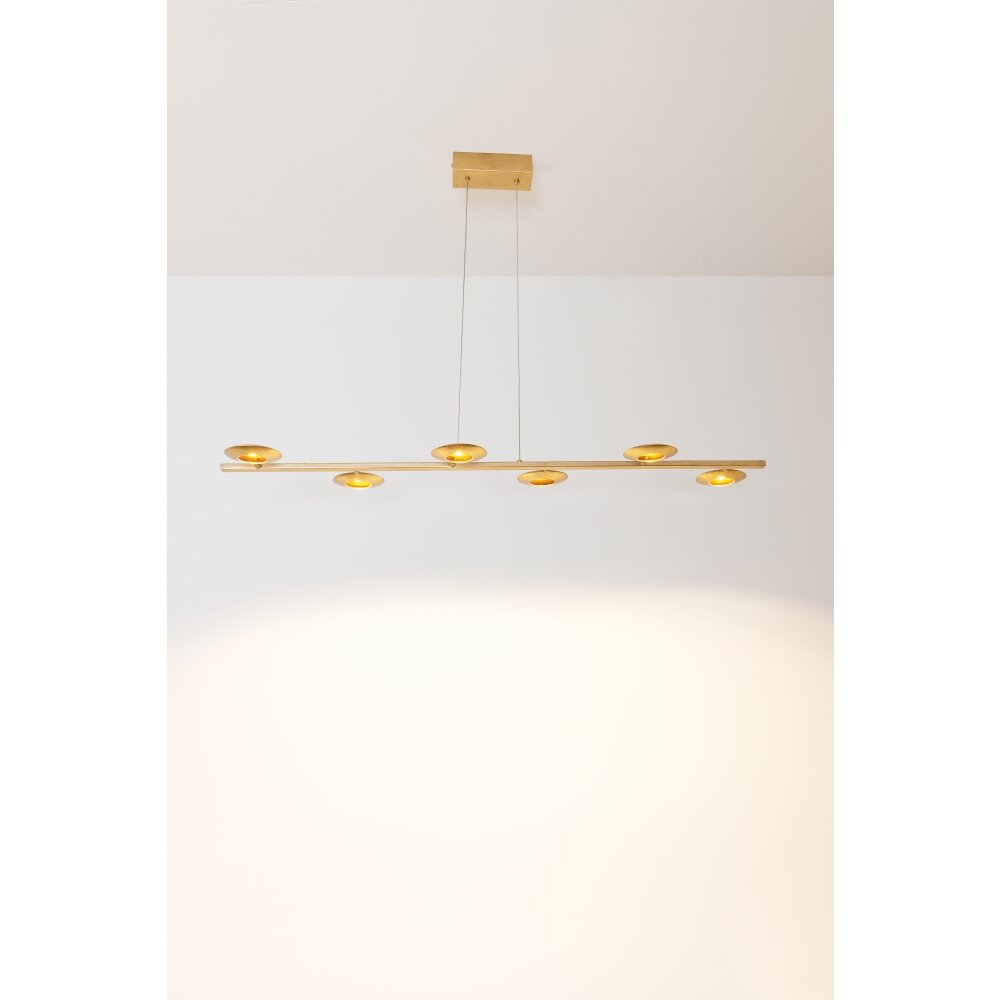 Holländer SIMULATORE Hängeleuchte LED Gold, 6-flammig main product photo