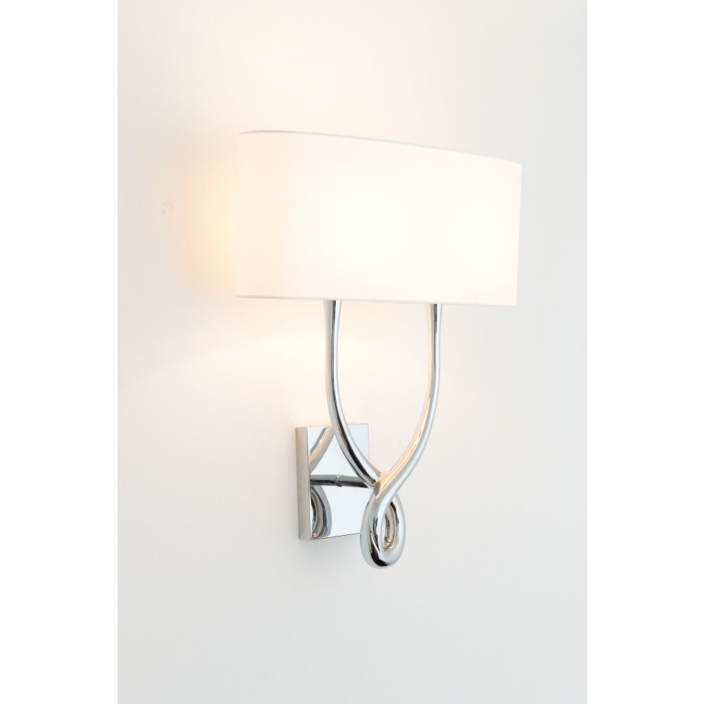 Holländer MONOLOGO Wandleuchte Silber, 2-flammig main product photo