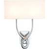 Holländer MONOLOGO Wandleuchte Silber, 2-flammig
