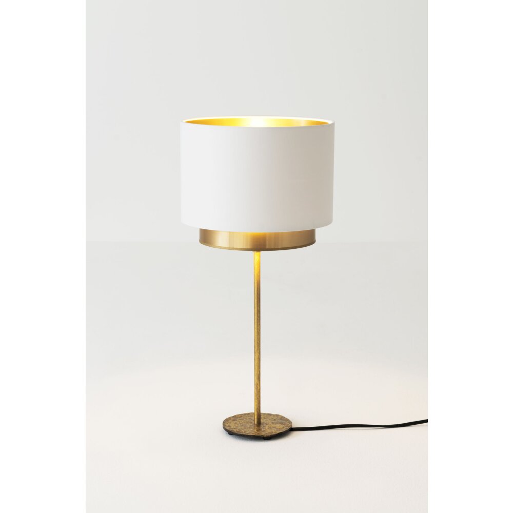 Holländer MATTIA RUND Tischleuchte Gold, 1-flammig main product photo