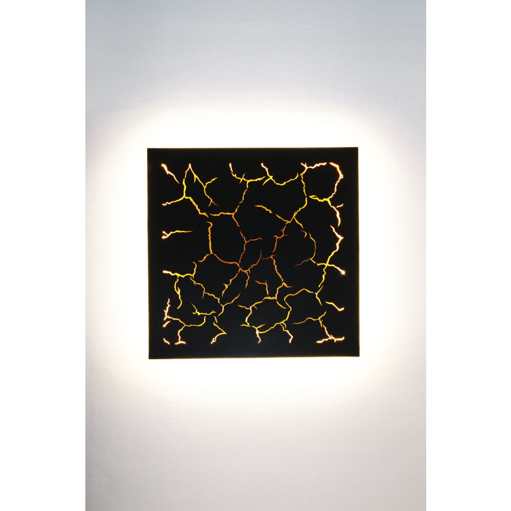 Holländer LARICA Wandleuchte LED Braun, Gold, Schwarz, 1-flammig main product photo