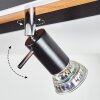 Deadwood            Deckenleuchte LED Schwarz, Weiß, 5-flammig