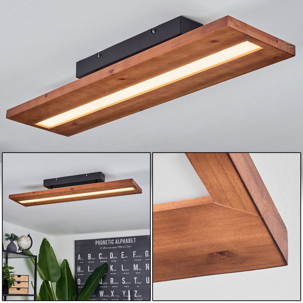Versoix Deckenleuchte LED Schwarz, 1-flammig main product photo