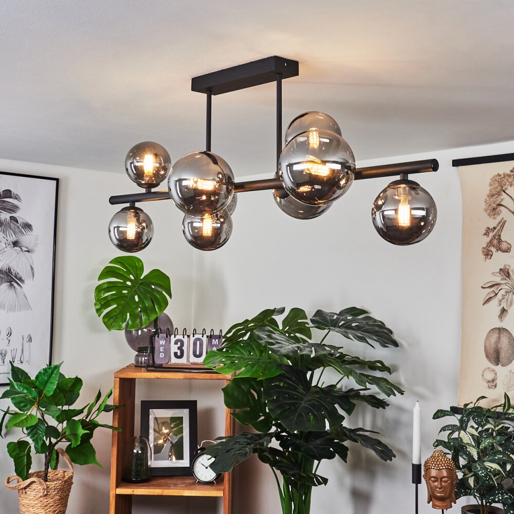 Chehalis Deckenleuchte LED Schwarz, 9-flammig main product photo
