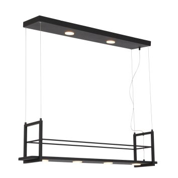 Steinhauer Tør Pendelleuchte LED Schwarz, 6-flammig Steinhauer Tør Pendelleuchte LED Schwarz, 6-flammig