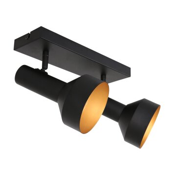 Steinhauer Bundle Deckenleuchte Schwarz, 2-flammig Steinhauer Bundle Deckenleuchte Schwarz, 2-flammig