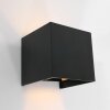 Steinhauer Muro Außenwandleuchte LED Schwarz, 2-flammig