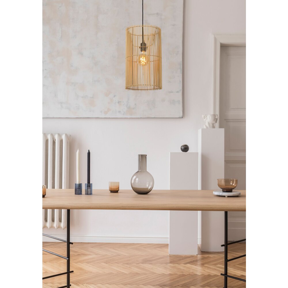 Lucide JANTINE Pendelleuchte Schwarz, 1-flammig main product photo