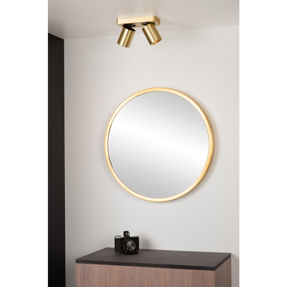 Lucide NIGEL Deckenleuchte LED Gold, Messing, 2-flammig main product photo