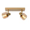 Lucide BJORN Deckenleuchte Gold, Messing, 2-flammig