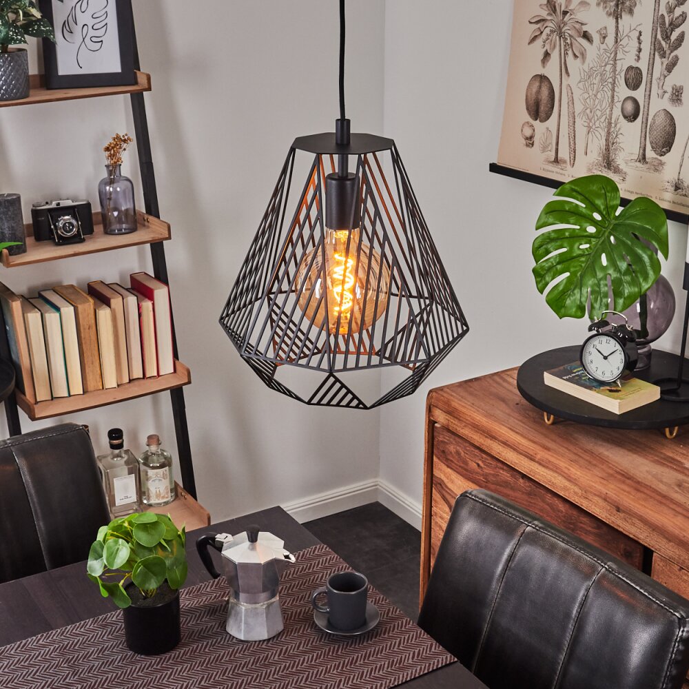 Cassils Hängeleuchte Schwarz, 1-flammig main product photo