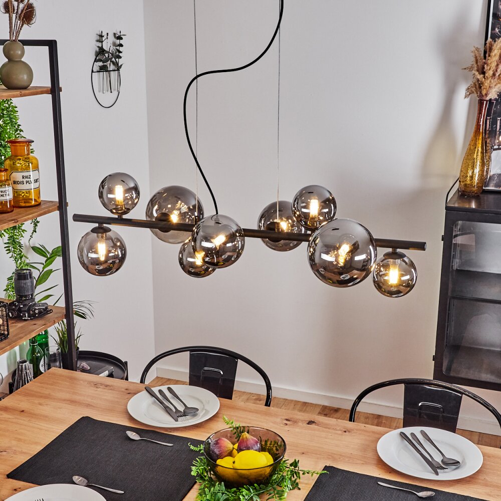 Chehalis Pendelleuchte LED Schwarz, 9-flammig main product photo