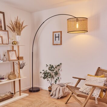 Jonas Bogenlampe Schwarz, 1-flammig