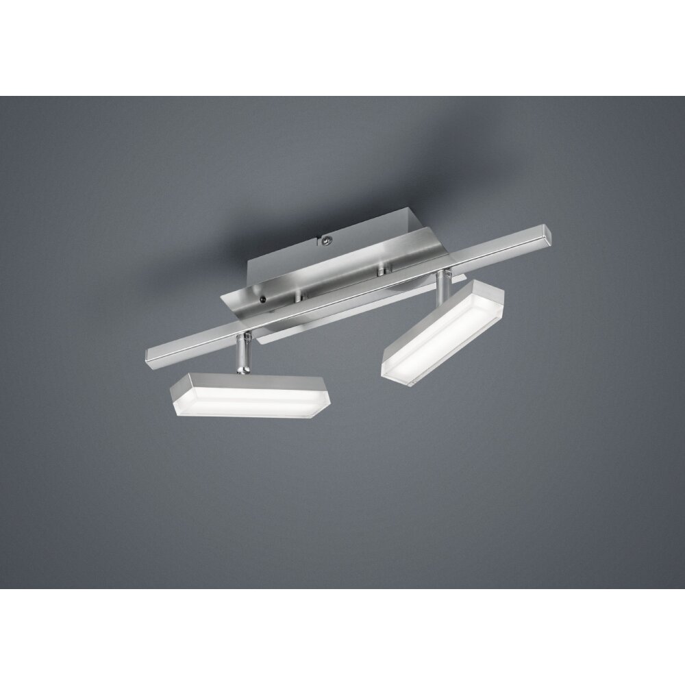 Reality BONDY Deckenleuchte LED Nickel-Matt, 2-flammig, Fernbedienung main product photo