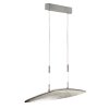 Fischer & Honsel Colmar Pendelleuchte LED Dunkelbraun, Nickel-Matt, 5-flammig