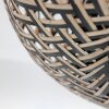 Steinhauer Maze Deckenleuchte Naturfarben, Schwarz, 1-flammig