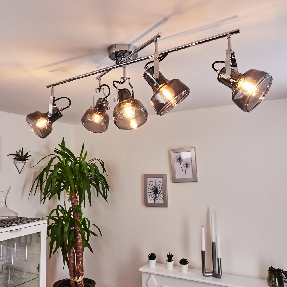 Lulea Deckenleuchte Chrom, 5-flammig main product photo