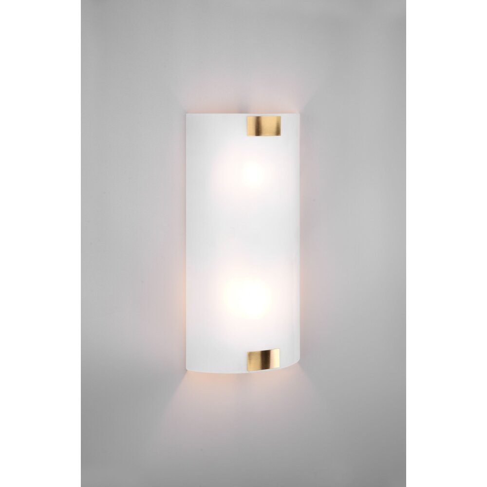 Trio Leuchten Pura Wandleuchte Altmessing, 2-flammig main product photo