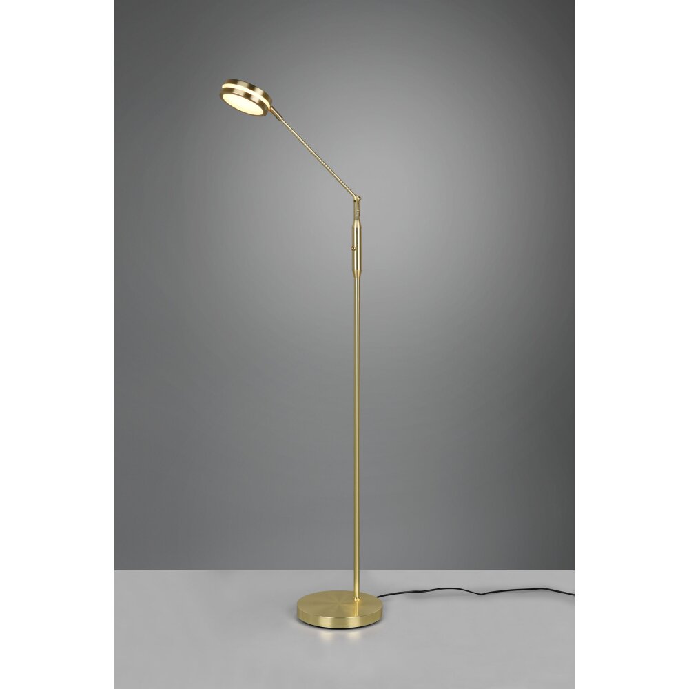 Trio Leuchten Franklin Stehleuchte LED Messing, 1-flammig main product photo