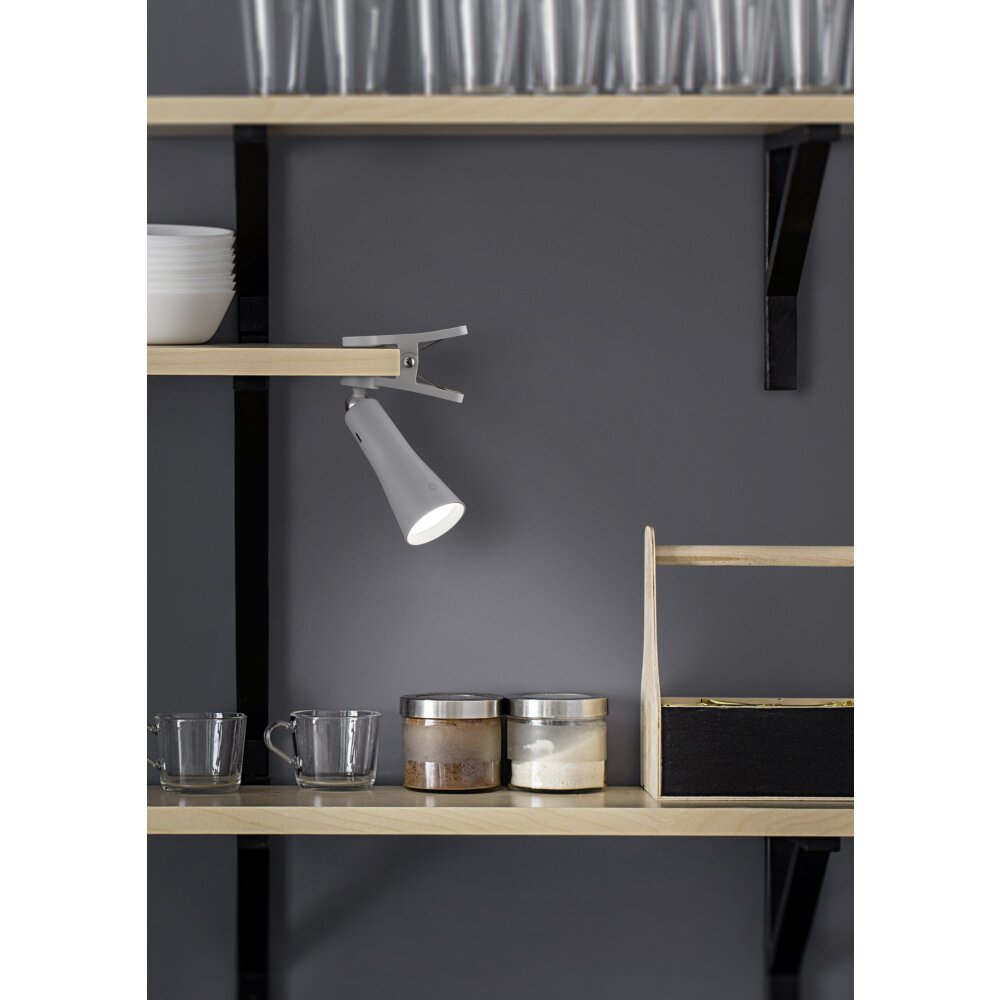 Reality Maxi Tischleuchte LED Grau, 1-flammig main product photo
