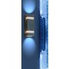 Lutec Lampen STIRPES Außenwandleuchte LED Edelstahl, 2-flammig