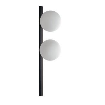 Luce Design PLUTO Wandleuchte Schwarz, 2-flammig