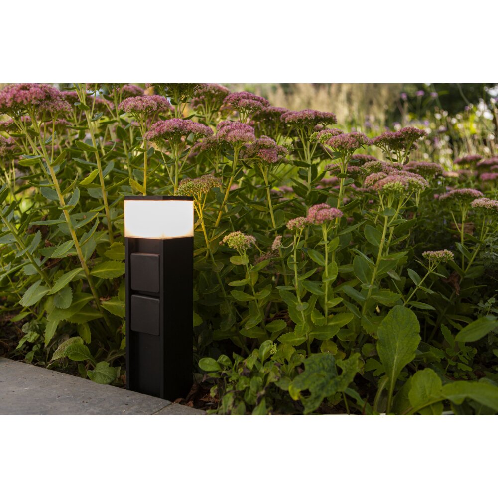 Lutec Lampen MAINS Wegeleuchte LED Schwarz, 1-flammig main product photo