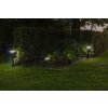 Lutec Lampen KARLO Wegeleuchte LED Schwarz, 1-flammig, Bewegungsmelder, Farbwechsler