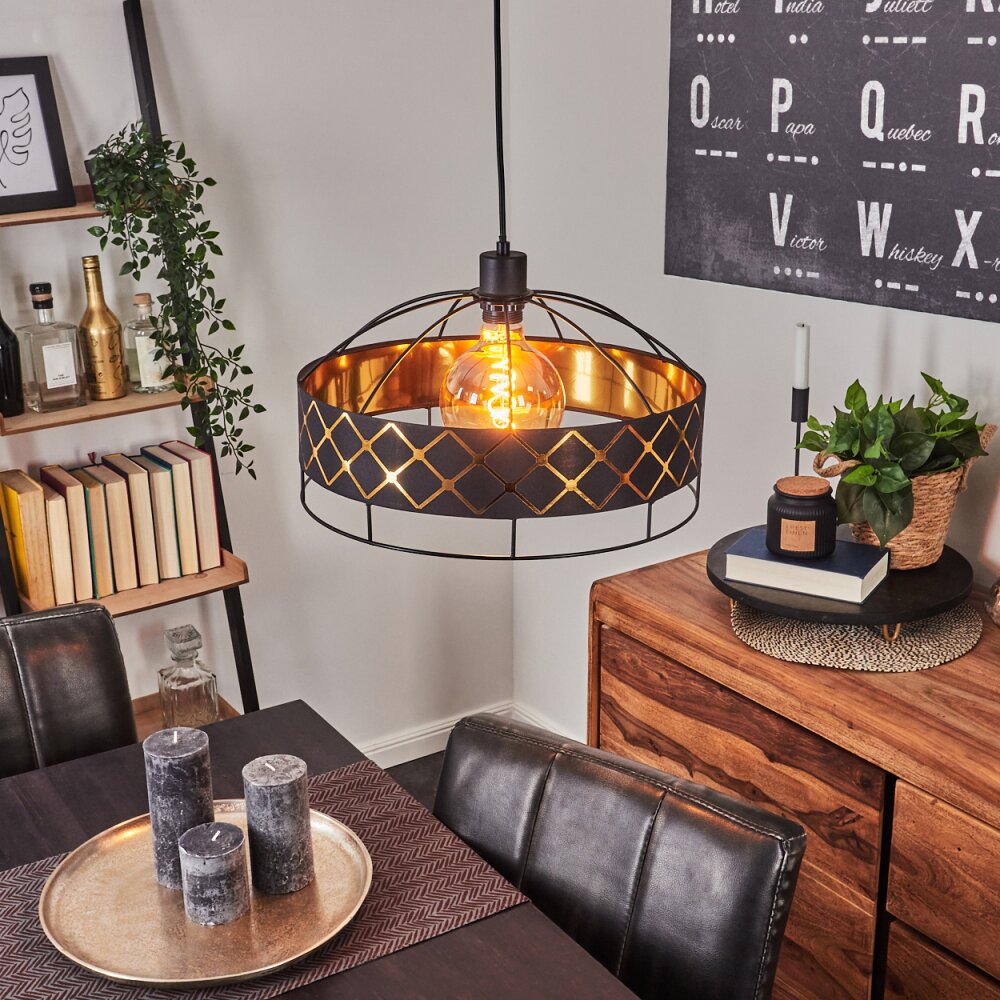 Tarasp Hängeleuchte Schwarz, 1-flammig main product photo
