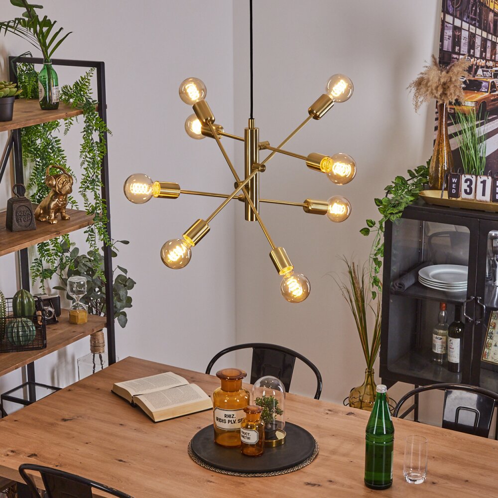 Novilleros Hängeleuchte Messing, 8-flammig main product photo