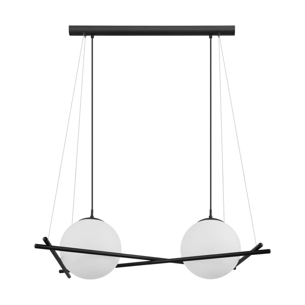 EGLO SALVEZINAS Hängeleuchte Schwarz, 2-flammig main product photo