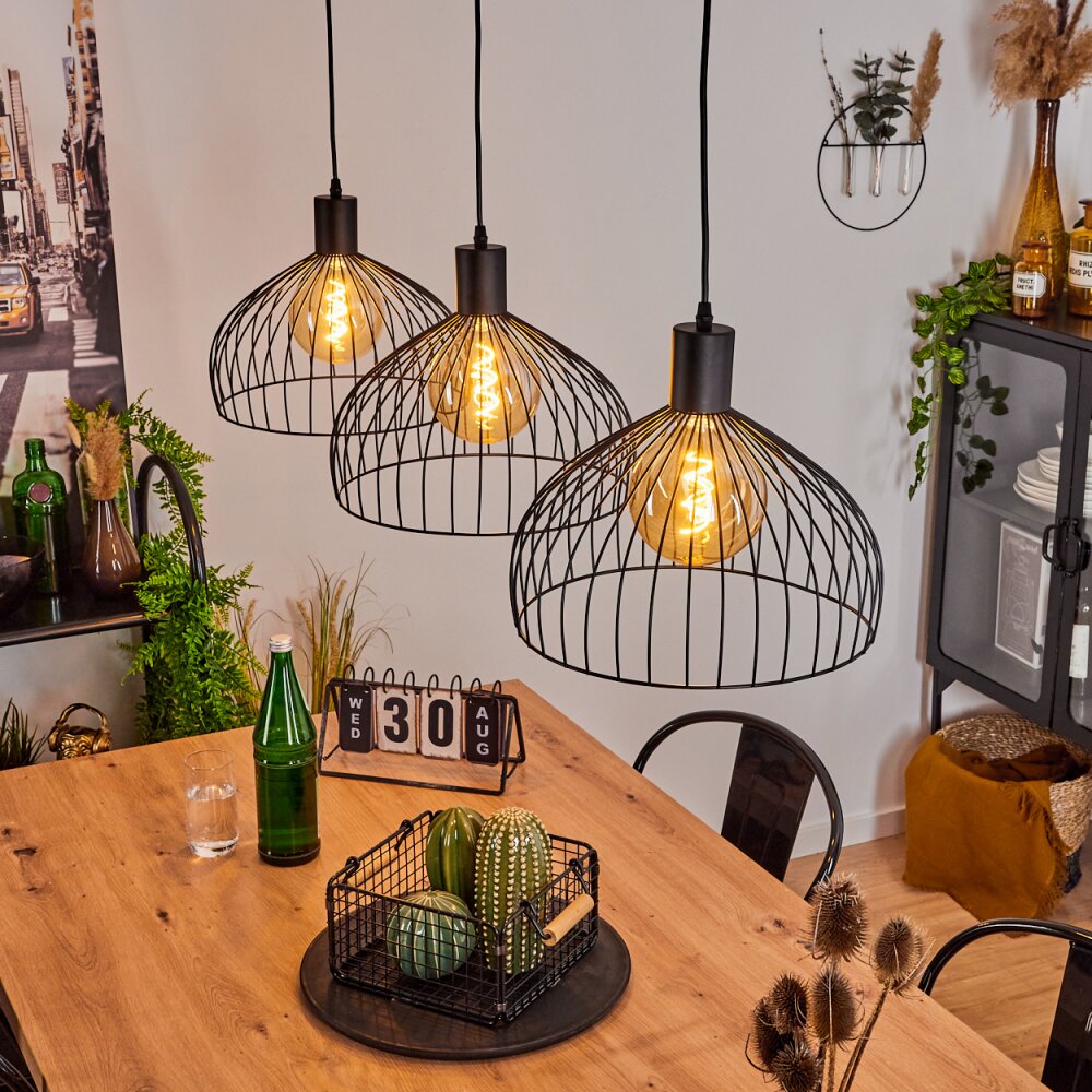 Corcovado Pendelleuchte Schwarz, 3-flammig main product photo