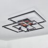 Deadwood Deckenleuchte LED Braun, Holzoptik, 4-flammig