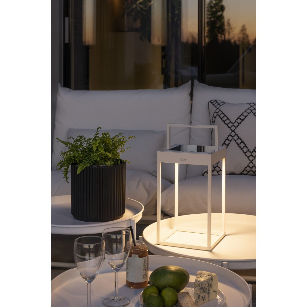 Konstsmide Bologna Außentischleuchte LED Weiß, 1-flammig main product photo