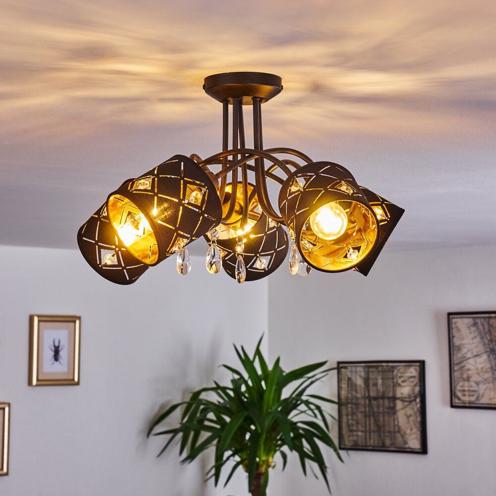 Trasancos Deckenleuchte Schwarz, 5-flammig main product photo