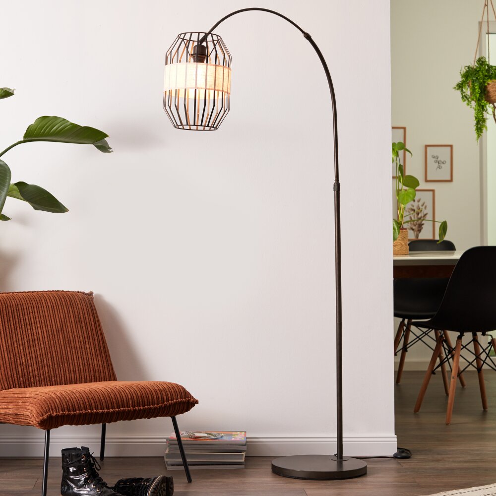 Brilliant Leuchten Slope Stehlampe Schwarz, 1-flammig main product photo
