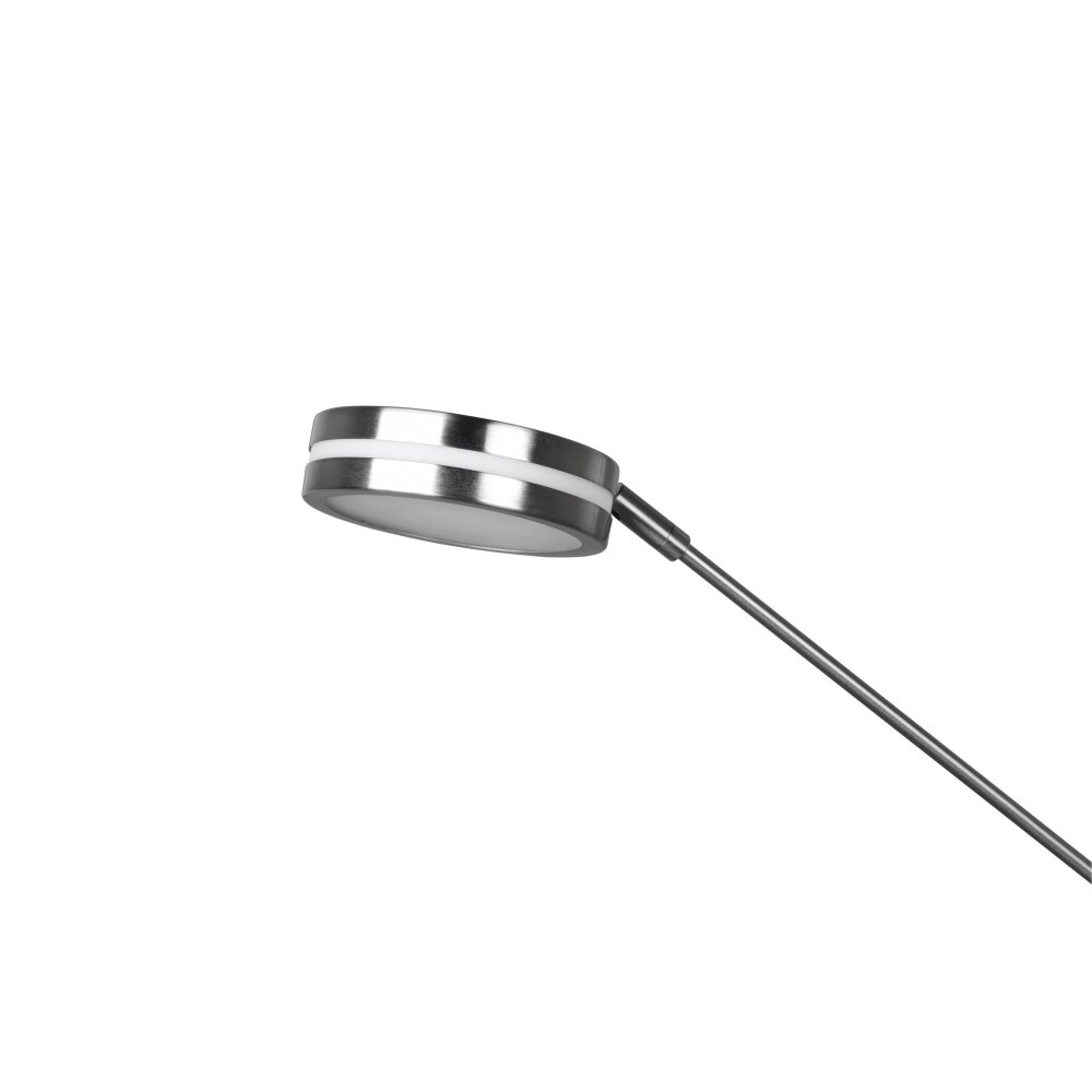 Trio Leuchten Franklin Deckenfluter LED Nickel-Matt, 2-flammig