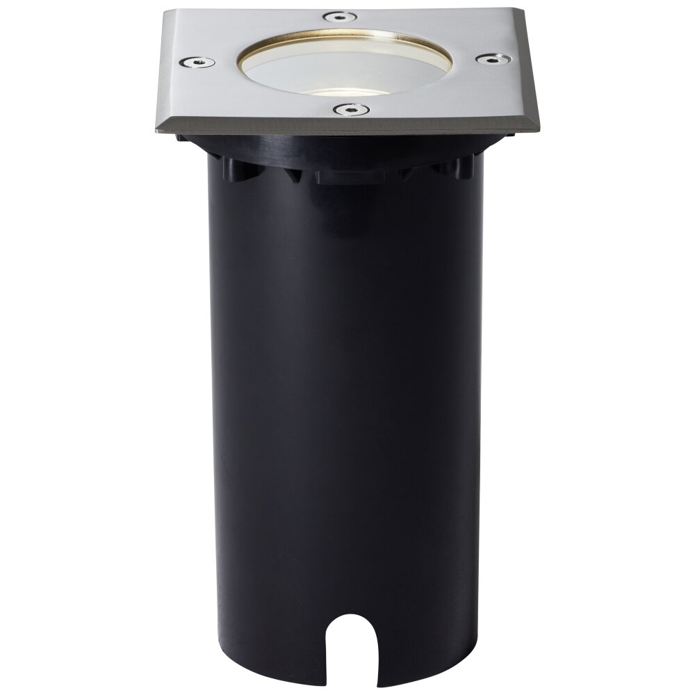 Brilliant Itch Bodeneinbauleuchte Silber, 1-flammig main product photo