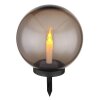 Globo Kugel-Solarleuchte LED Schwarz, 1-flammig