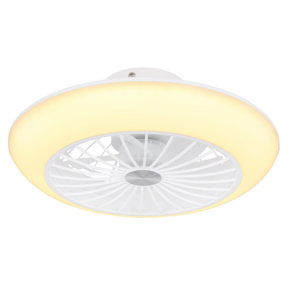 Globo LAFFEE Deckenventilator LED Weiß, 1-flammig main product photo