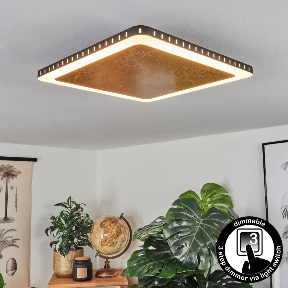 Guacacallo Deckenpanel LED Gold, Schwarz, Weiß, 1-flammig main product photo