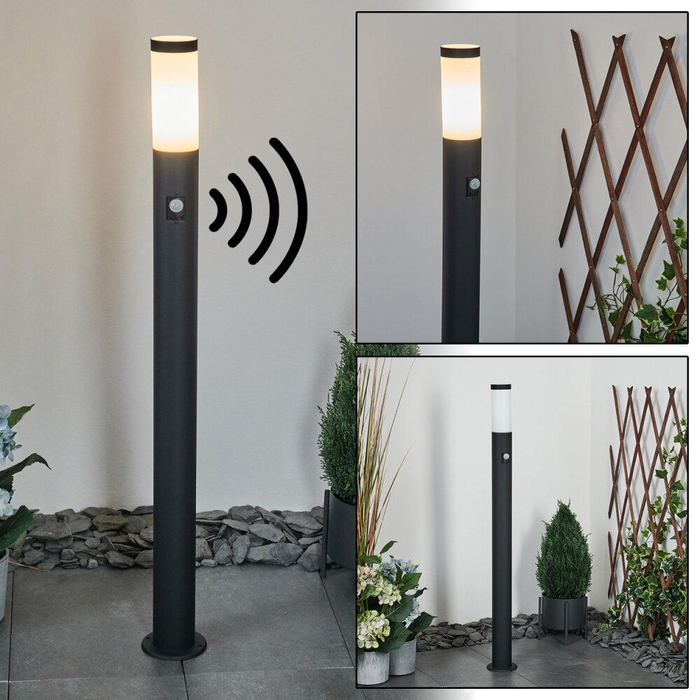 Ruti Wegeleuchte Schwarz, 1-flammig, Bewegungsmelder main product photo