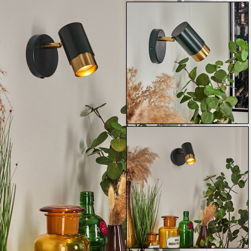 Campanas Wandleuchte Grün, Messing, 1-flammig main product photo