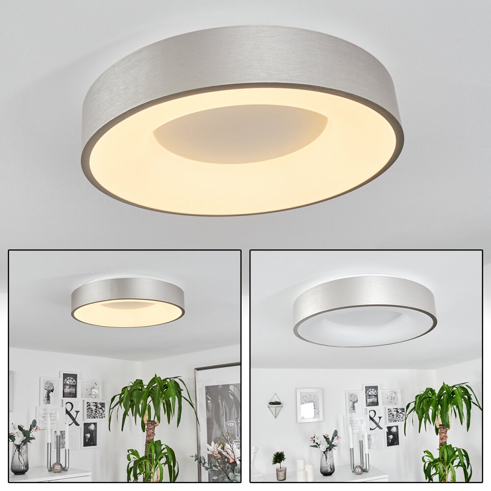 Playas Deckenleuchte LED Silber, Weiß, 1-flammig main product photo