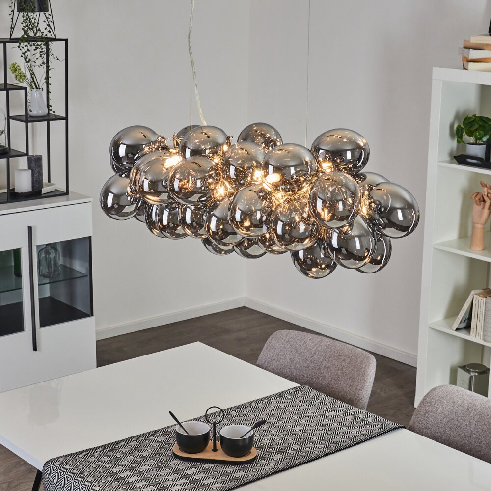 Guabas Pendelleuchte Chrom, 8-flammig main product photo