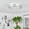 Playas Deckenleuchte LED Silber, Weiß, 1-flammig