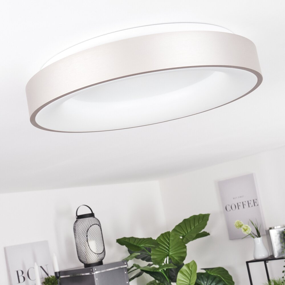 Playas Deckenleuchte LED Silber, Weiß, 1-flammig